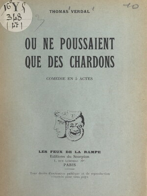 cover image of Où ne poussaient que des chardons